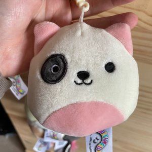 BNWT Charlie the dog Squishmallow 3.5" Clip
